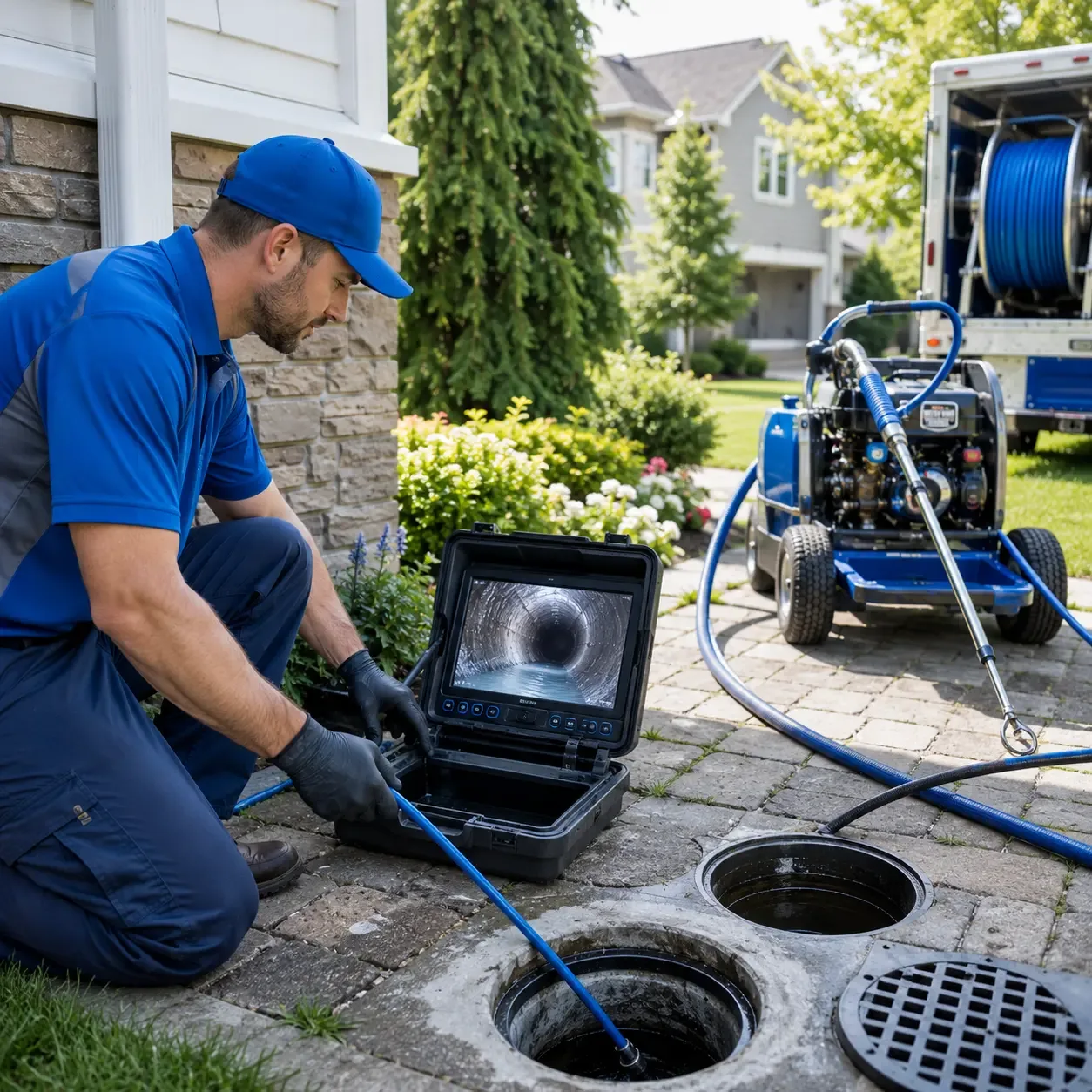 Outdoor drain cleaning professionals serving Longview, IL